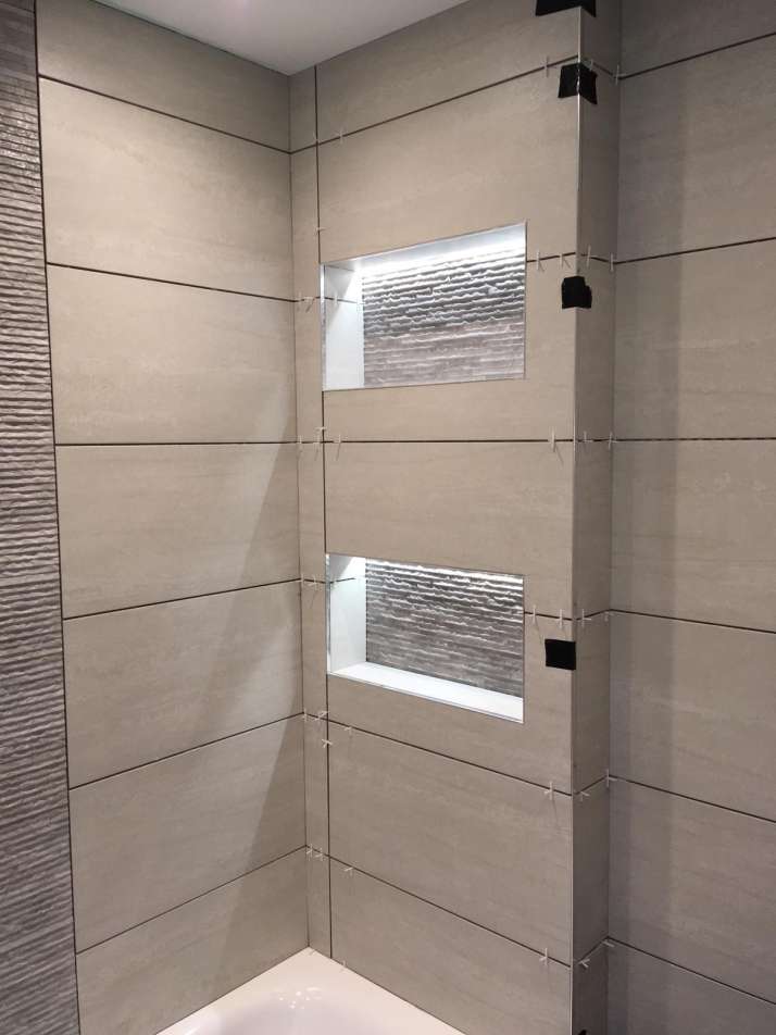 bathroom tiling