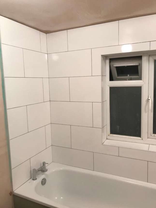 bathroom wall tiling