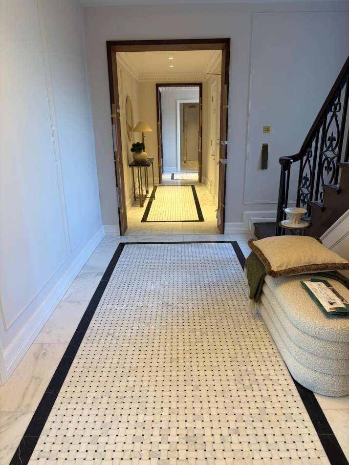 hallway tiling