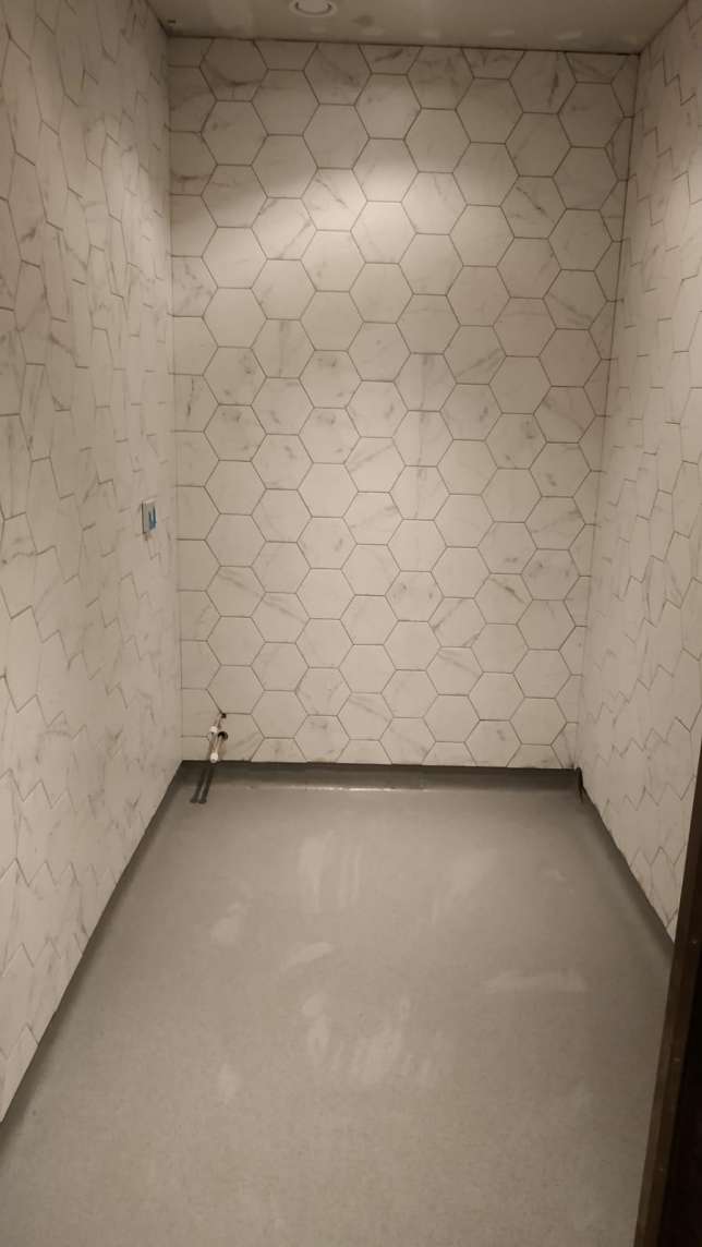 hexagon wall tiling