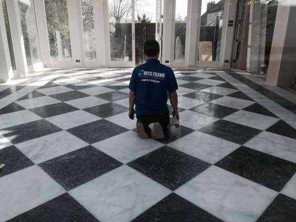 marble floor tiling London