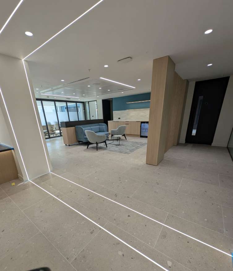 office floor tiling