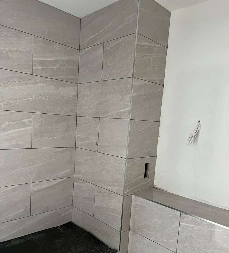 stone effect bathroom